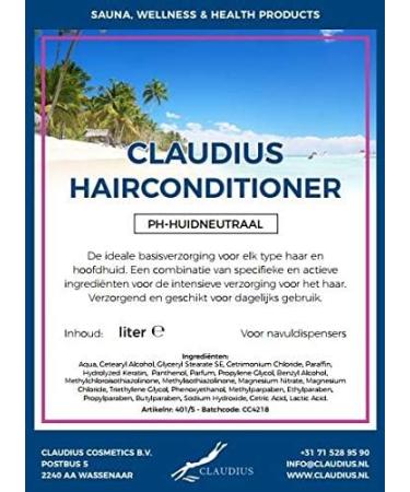 Claudius Hair conditioner 1 liter with free pump - Buy Online on GoSupps.com