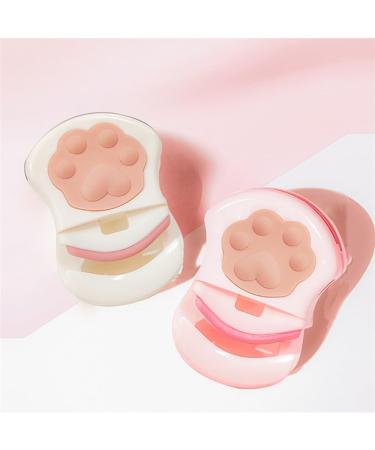 Cute Cat Claw Shaped Eyelash Curler Eyelash Curler Clip Fake Eyelash Cosmetic Pink Beauty Makeup Tool Plastic Accessories (Color : NO.4) - Buy Online on GoSupps.com