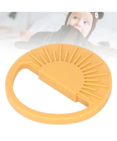 Silicone Baby Teether with Handle - Semicircular Sun Design for Soothing Teething - International Shipping Available - Buy Online on GoSupps.com
