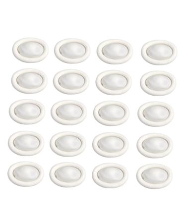 Gatuida Anti-Static Finger Cots White Crib 1 Set Finger Cots White Finger Pad Finger Cots