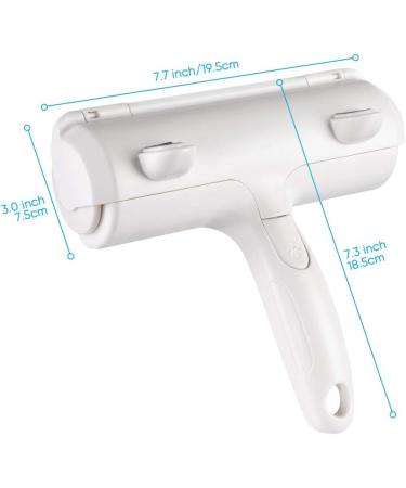 Pet Hair Remover Roller - YOUTHINK Lint Roller Remover Brush Tool for Removing Dog&Cat Hair from Furniture Carpets Bedding Sofa Clothing and More(Blue-White) - Buy Online on GoSupps.com