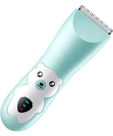 Ultra Quiet Baby Hair Clipper - Cordless Waterproof Rechargeable Trimming with Cartoon Design & 2 Guide Combs - Buy Online on GoSupps.com