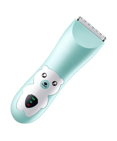 Kids Hair Trimmer Quiet Baby Hair Trimmer Electric Waterproof with 2 Guide Combs for Newborns