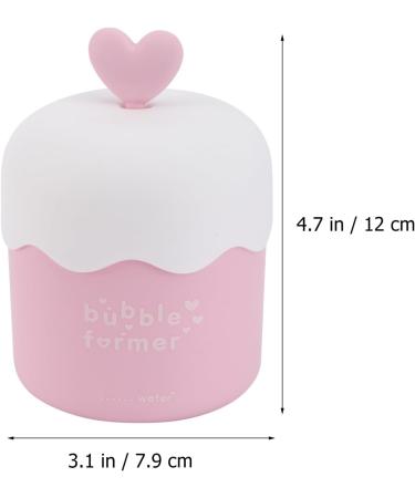 Veemoon 1pc Facial Foaming Cup Facial Foam Tool Portable Facial Cleansing Foamer Bubble Skincare Accessories for Home Travel(Pink) - Buy Online on GoSupps.com