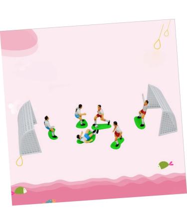 Ciieeo 8pcs Football Cake Decor Cake Decorating Kit Soccer Cake Soccer Player Cake Decor Appetizer Picks Soccer Cupcake Topper Cake Decoration Dessert Toppers Soft Paper Cup - Buy Online on GoSupps.com