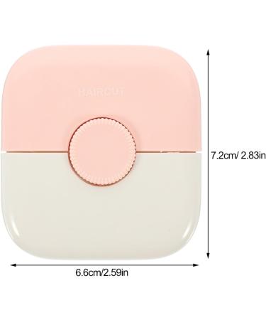 TOVINANNA 2 in 1 Hair Trimmer Split Ends Hair Trimmer Manual Bangs Trimmer Comb Protable Hair Thinning Comb Slim Haircuts Cutting Tool for Girls Women 7.2x6.6cm Pink - Buy Online on GoSupps.com