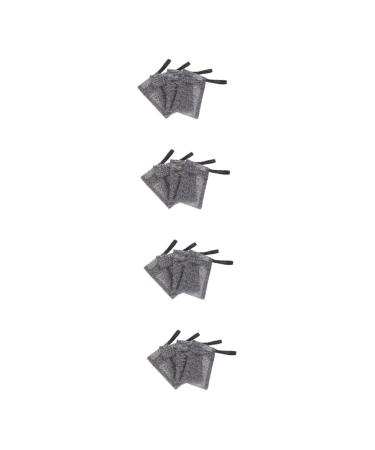 Baluue 16 Pcs Soap Soap Sleeve Soap Savers Bar Soap Pouch Soap Net Pouches Grey Nylon Fiber