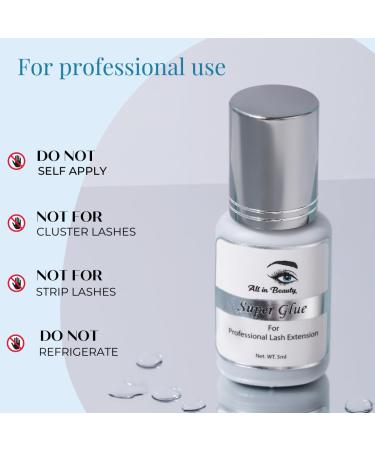 Buy Eyelash Extension Super Glue - Fast Drying & Long Lasting Adhesive for Professionals | 5ml - Buy Online on GoSupps.com