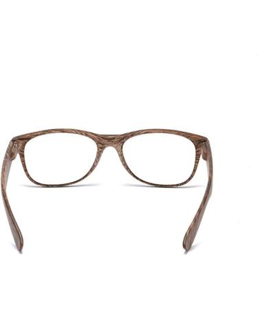 Premium Wood Grain Reading Glasses +2.0 Magnification | Full HD Comfortable & Fatigue-Free for Men & Women - Buy Online on GoSupps.com