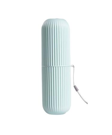 Digjobk toothbrush cup Travel Portable Toothbrush Toothpaste Holder Storage Case Box Organizer HouseHold Storage Cup Outdoor Holder Bathroom Accessorie (Color: Green) Green