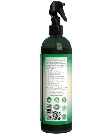 Silver Shield Sanitizer - All Natural Colloidal Silver MicroCleanser 12 oz - Buy Online on GoSupps.com
