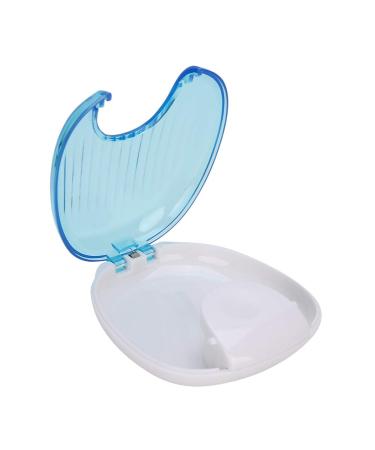 Sky Blue Waterproof Orthodontic Storage Case | Mouth Protection & Prosthesis Container for International Shipping - Buy Online on GoSupps.com