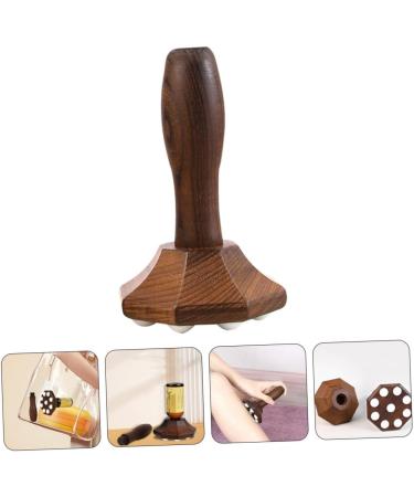 Oatipho Rollerball Massage Device - Back Neck and Thigh Massager | Lymphatic Massage & Acupuncture Rollers | Lavender Wood Body Brush - Buy Online on GoSupps.com