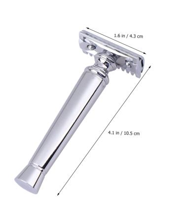 Beaupretty 2pcs Traditional Open Razor for Men - Reusable Safety Razor & Beard Trimming Tool | Travel-Friendly Shaving Set - Buy Online on GoSupps.com
