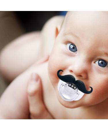 DDKY 3-Piece Beard Shape Pacifier - BPA-Free Silicone for 0-3 Years | International Shipping - Buy Online on GoSupps.com