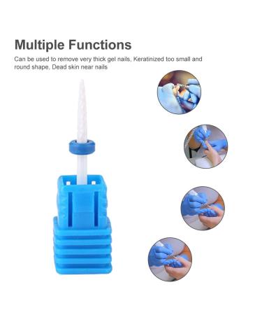 Premium Ceramic Nail Drill Bits - Professional Smooth Tip Cutters for Acrylic Nails - Safe Cuticle Clean Gel Removal - Manicure Tool (01 Fire Arrow M) - Buy Online on GoSupps.com