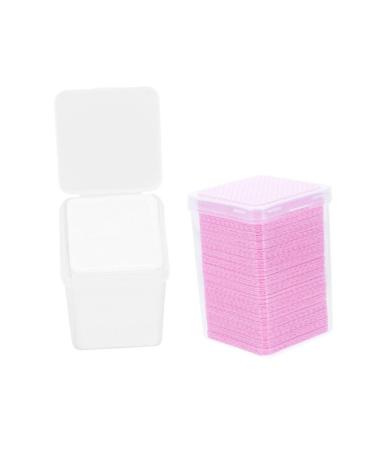 Beatifufu 2 Boxes Eyelash Cleaning Pads Cotton Cleaning Wipe Glue Bottle Wiper Eyelash Glue Wiper Glue Bottle Accessory Cotton Pad Glue Bottle Cleaning Wiper Eyelash Glue Remover Cotton Wipe