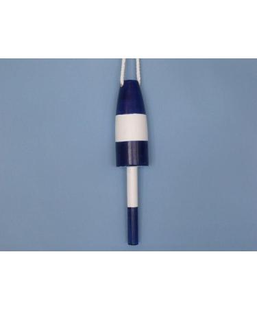 Handcrafted Wooden Dark Blue Cape Rock Lobster Trap Buoy 15 - Beach Decoration - Buy Online on GoSupps.com