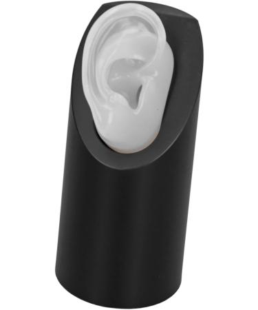 Clear Silicone Ear Model for Acupuncture - Waterproof Hearing Tool Display with Black Rack (Right Ear) | International Shipping Available - Buy Online on GoSupps.com