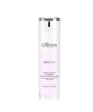 skinChemists London Rose Quartz Mineral Night Moisturizer 1.69 Ounce Rose Quartz Mineral Night Moisturiser 50 ml