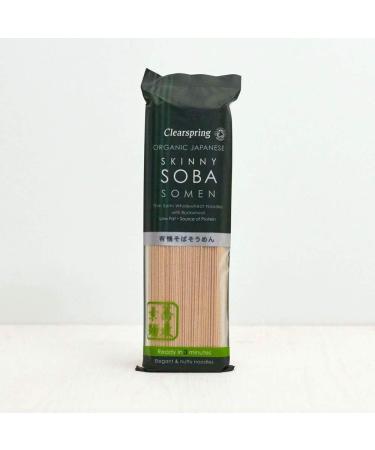Clearspring Organic Japanese Skinny Soba Somen Noodles 200g - Buy Online on GoSupps.com