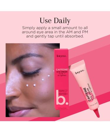 Beyou Caffeine Eye Cream | Brightens Dark Circles & Reduces Puffiness | Sensitive Skin Friendly - 0.5 fl oz - Buy Online on GoSupps.com