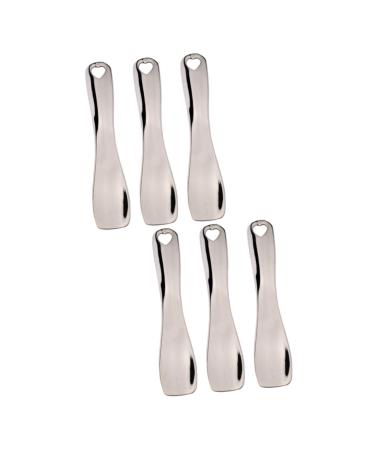 FOMIYES 6 Pcs Eye cream spoon Eye massager Beauty tool skin care tools mini lotion eye cream applicator skincare cosmetic spatula eye spoon mix Face mask lipstick scraper Miss Introducer 1 Count (Pack of 1) Silverx2pcs