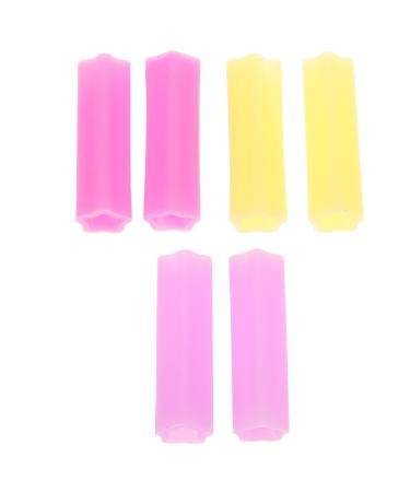 Beavorty Silicone Nipper Covers 3 Pairs Cuticle Nipper Cover Cuticle Scissors Protective Cover Nail Cuticle Sleeve Protector for Nail Nippers Hangnail Nipper