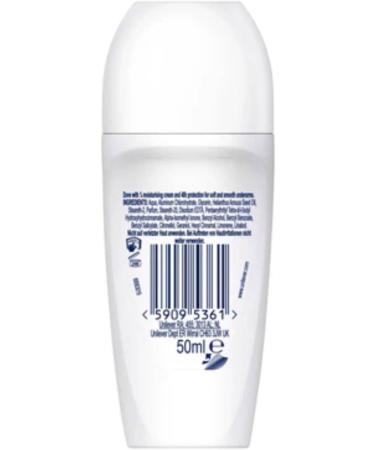  Dove Dove Deodorant Roll On Classic Antiperspirant Unisex 48H 50 Ml (6) - Buy Online on GoSupps.com