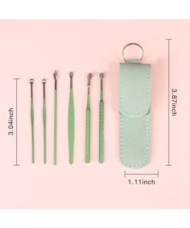 Ear Cleaning Tool Kit - 3 Spiral Spoons for Ear Wax Removal (Green, Black, Purple) - Buy Online on GoSupps.com