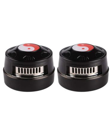 Faruta MOXA rod burner stainless steel moxibustion box moxa stripes cups portable healing box for moxa moxibusion Wermholz 2 pieces