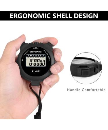 Buy Vicloon Digital Sport Stopwatch Timer - Large Display Alarm Calendar for Coaches & Athletes | Perfect for Running Swimming & More - Buy Online on GoSupps.com