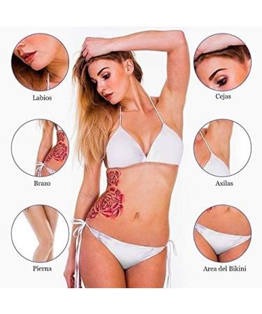 Aoonar Wax Warmer Heater Wax Hair Removal Waxing Kit Wax Dpilation Set (110V US Plug White+100G Beans+10Pcs Sticks) - Buy Online on GoSupps.com