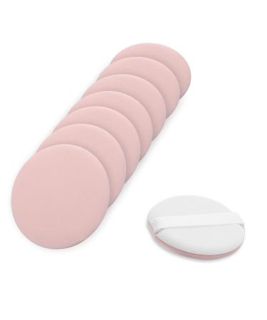 Molain 8-Part Round Make-Up Sponge Set with Strap - Smooth Powder Blending for Primer Cream & Concealer - Full Coverage Face & Body Applicator in White - Buy Online on GoSupps.com