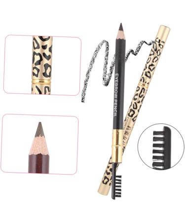 BIUDECO 6 Pcs Long Lasting Eyebrow Pencils Kit Gel Eyeliner Pencil Makeup Eyebrow Penci Palette Wooden Brown - Buy Online on GoSupps.com