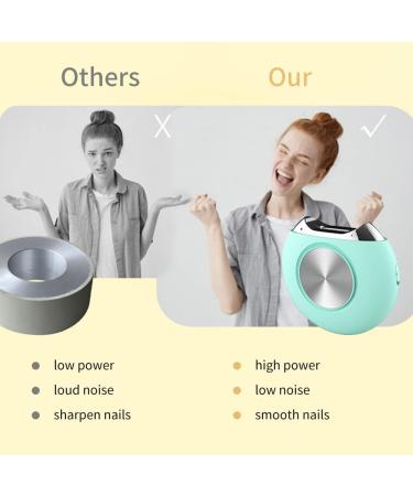 Electric Nail Clippers Smart Nail Clipper Professional Electric Nail Trimmer Automatic Nail File Safe Nails Cutter for The Adult Babies Finger Scissors Toe Pedicure Pink - Buy Online on GoSupps.com