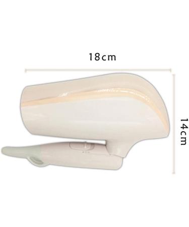 ADITAM Lightweight Compact Blow Dryer with Folding Handle 1600W Fast Drying Low Noise Dc Motor with Hairdryer Bag 3 Heat Settings for Home or Travel/Pink Double The Comfort Gold - Buy Online on GoSupps.com