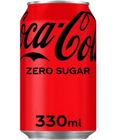 Soft Drink Bundle Assorted Sparkling Soft Drinks 330ml Cans 12x Coca Cola Zero Can 330ml + 12x Diet Coke Can 330ml Total 24 Cans Boxed Treatz - Buy Online on GoSupps.com