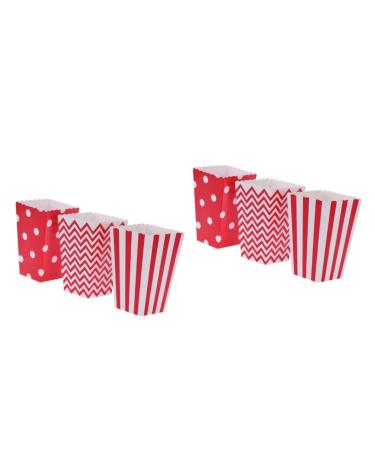 OUNONA 96 Pcs Candy Red Chicken Popcorn Box mediumx2pcs Redx2pcs