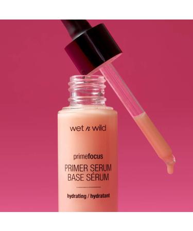 Wet n Wild Prime Focus Primer Serum - Rose Water & Camellia Leaf Extract, Hydrating & Long-lasting Formula with Silky Texture - Buy Online on GoSupps.com