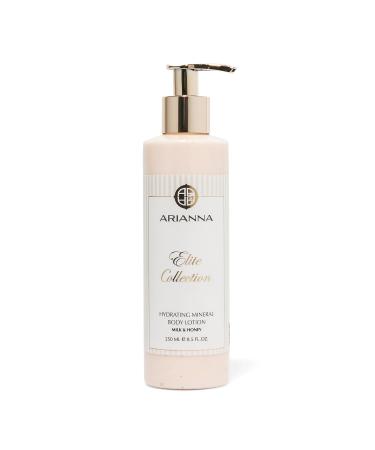 Arianna Skincare Hydrating Mineral Body Lotion Natual Water-Based not greasy Lotion Nurturing and Soothing Daily Lotion (Milk & Honey)
