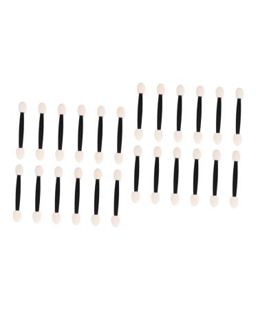 Healeved 48 Pcs Eye Shadow Applicator Eye Cream Brush Eyeshadow Sponge Applicator Smudge Eye Brush