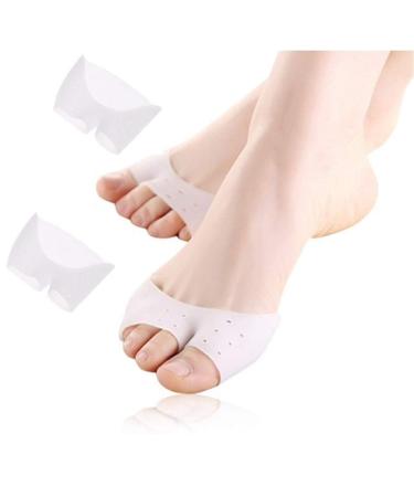 Toe Protection Silicone Gel Caps - 2 Pairs for Ballet & High Heel Shoes | Soft Toe Shear & Pump Guards for Men & Women - Buy Online on GoSupps.com