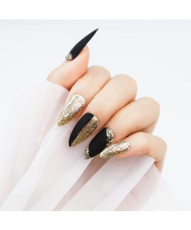 Gold Glitter Gel Nail Polish - Sparkling Diamond Gold Color - 10ML - Soak Off UV Gel Polish for DIY At-Home Manicure - Buy Online on GoSupps.com