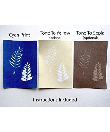 Cyanotype 5 x 7 Paper - 12 Pack (White) | Premium Quality Paper for Cyanotype Printing - Buy Online on GoSupps.com