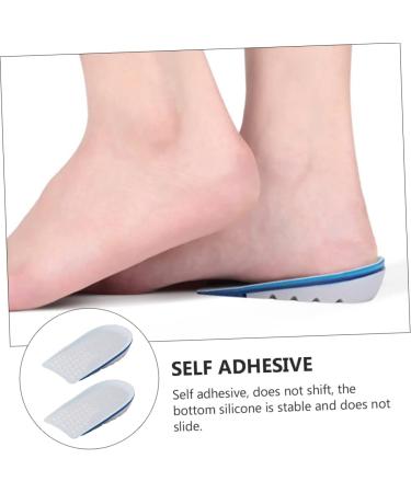 FRCOLOR Shock Absorbing Height Increase Insoles - 3 Pairs Invisible Heel Lift Inserts for Comfort & Height Boost - Buy Online on GoSupps.com