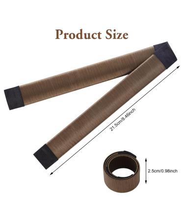 Uraqt Dutt Maker - 2-Pack Braiding Aid for Girls & Women | DIY Hair Styling Tool for All Hair Types | Coffee Color Donut Bun Maker - Buy Online on GoSupps.com