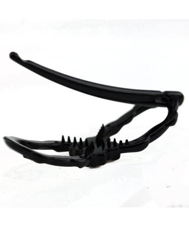 1pc Black Dragonfly Clip - 8-Shape Flower Decor 8x2.5cm | Made in Germany | WeLoveBeads - International Shipping - Buy Online on GoSupps.com