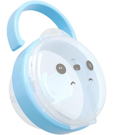 Buy Lambo Schnullerhalter Etui - Clear Pacifier Case Transparent Storage Box Baby Nipple Cover & Universal Travel Accessory - Blue - Buy Online on GoSupps.com