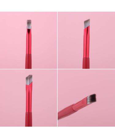 2Pcs Multi-Function Eyebrow Brush Set for Smoky Makeup and Hairline Drawing - Easy to Clean Red Brushes - Buy Online on GoSupps.com
